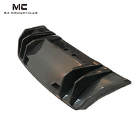 Pour Audi R8 véritable fibre de carbone aileron arrière diffuseur de pare-chocs arrière V Style diffuseur en Fiber de carbone