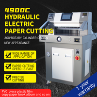 Mesin Pemotong Kertas Guillotine WD-4900C A4 Elektrik Semi-Otomatis Tugas Berat Dengan Layar Sentuh