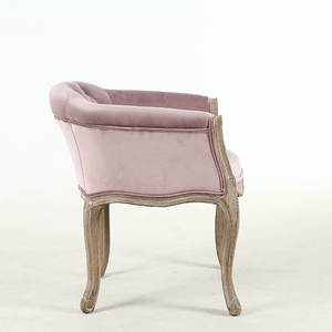 Phong Cách Hiện Đại Sang Trọng Màu Hồng Nhung Cao Su Mạnh Gỗ Phòng Ngủ Mềm Mại Thoải Mái Giải Trí Ghế - Product Image 3