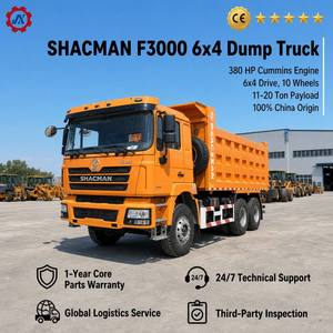 รถบรรทุก Shacman F3000 มือสอง แบบดัมพ์ 6x4 10 ล้อ พวงมาลัยซ้าย รถบรรทุกหนัก ขาย - Product Image 2