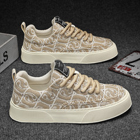 Chaussures en Toile pour Hommes, Baskets Décontractées Mode, Chaussures Confort Classiques Style Vintage et Marche