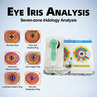 Máquina de Análisis de Iris, Cámara Oftalmológica de 12 MP con Software de Prueba, Analizador de Iris para Uso Doméstico, Escáner de Salud con Imágenes HD