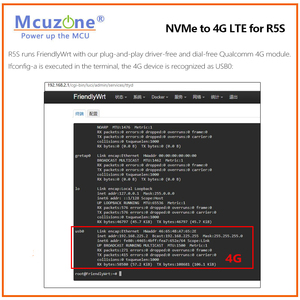 NVMe a 4G LTE para NanoPi R5S, sin necesidad de controladores, compatible con FriendlyWRT, Ubuntu, NL668-AM, NL668-EU - Product Image 2
