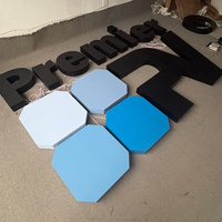 Letrero Comercial Personalizado 3D de Acero Inoxidable con Retroiluminación LED para Empresas y Hospitales, Letrero de Pared Exterior Impermeable con Módulos LED
