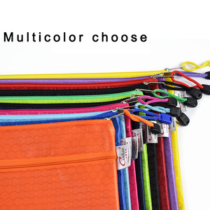 Custom Logo A4 Double Layer <strong>Document</strong> Bag Waterproof Canvas Storage <strong>Pouch</strong> for Home Office or School <strong>Travel</strong> - Product Image 4