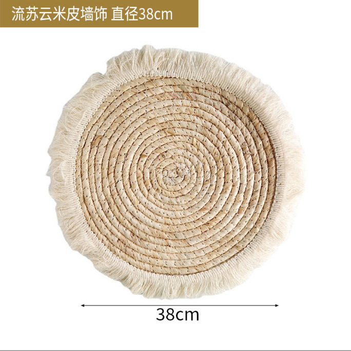 Pompon en corde de maïs style 38cm