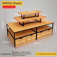 Présentoir MINISO Premium pour Snacks pour Animaux, Bijoux, Papeterie, Lait en Poudre pour Mères et Bébés, et Collations