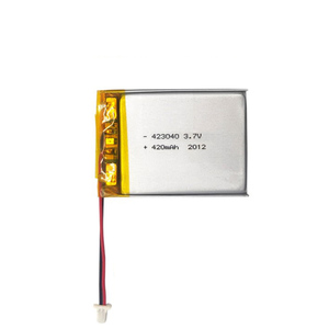 Смарт-часы батарея 423040 литий-полимерный 3,7 В 420 мАч 450 мАч 500 мАч <span class=keywords><strong>Li</strong></span>-<span class=keywords><strong>po</strong></span> батареи - Product Image 1