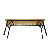 Vente en gros hôtel mariage événement restauration Table rectangulaire pliante de 6 pieds