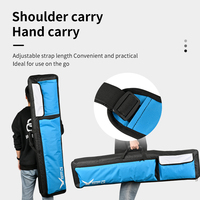 STARCN Étui pour arc classique en tissu Oxford, sac de transport monobloc pour arc long avec bandoulière réglable, poignée rembourrée et double fermeture éclair