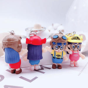 Porte-clés poupée de dessin animé 3D, pendentif en forme de pluie, alare, crème, gâteau, à faire soi-même, vente en gros et en détail, 6 pièces - Product Image 6