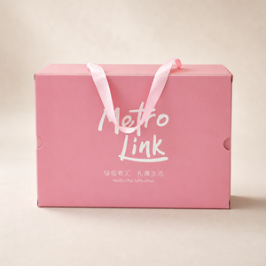 Boîte cadeau de luxe avec tiroir coulissant et poignées pour emballage de café, avec logo personnalisé - Product Image 2