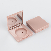 Emballage cosmétique personnalisé, boîte de 2 couleurs, Mini-fards à paupières vide, rose, pièces