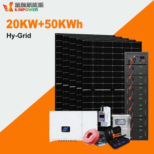 Système d'énergie solaire hybride 50 kW avec batterie de secours 70 kWh, connecté au réseau ou autonome, pour maison ou villa - Product Image 4