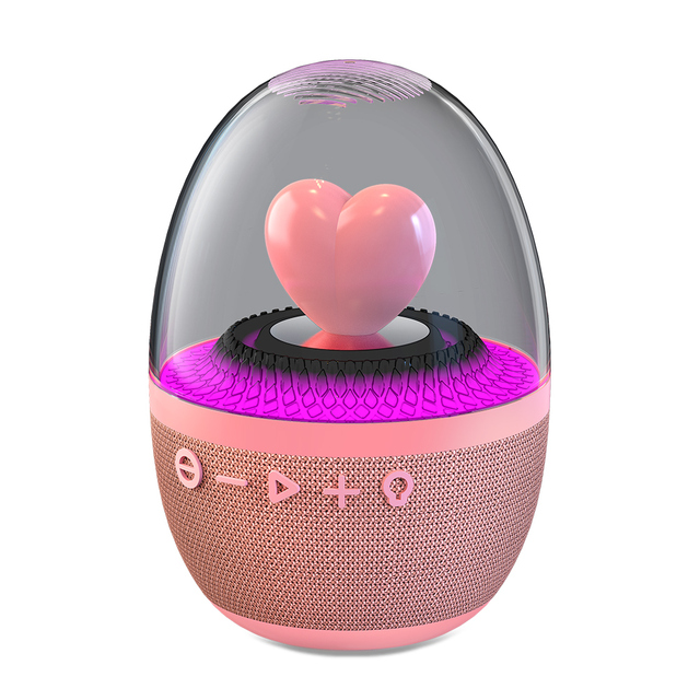 Best Electronic Gifts Device Customized Creativity Mini Cartoon Speaker Ambient Light Wireless Computer Speakers Subwoofer
