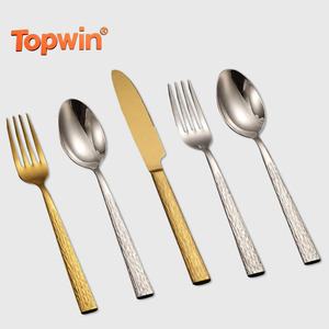 Mirror Modern Thick Stainless Steel Creative Western Tableware <b>Set</b> Five-Piece Hotel Steak Knife Fork Dessert Spoon - Product Image 1