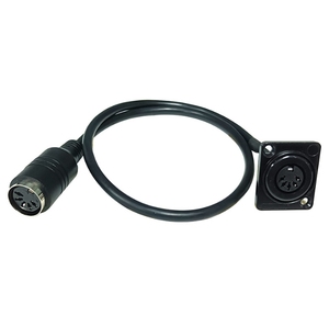 Pannello nero tipo D montaggio DIN <span class=keywords><strong>5</strong></span> PIN femmina a femmina cavo adattatore Audio per tastiera sintetizzatore elettrico pianoforte MIDI chitarra - Product Image 6