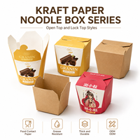 Boîtes alimentaires jetables personnalisées ZIWU avec logo imprimé, boîtes à nouilles durables pour plats à emporter, durables pour pique-nique et livraison de repas