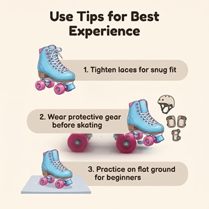 Chaussures de patinage à roulettes professionnelles personnalisées et colorées pour adultes - Product Image 4