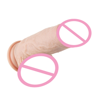 Realistischer Dildo mit flüssigem Silikon und starkem Saugnapf, G-Punkt und Anal stimulator, Sexspielzeug für Erwachsene für Frauen Männer Paar