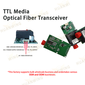 Modules émetteurs-récepteurs optiques TTL 40KM pour UAV, fibre optique TTL vers fibre, air-terre, débit de données 155M, interface FC Rx/Tx/AV, accessoires - Product Image 3