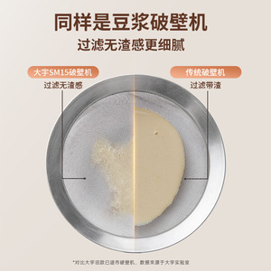 Máquina para hacer leche de soja Daewoo de 1.2L, licuadora de alta velocidad, multifuncional, silenciosa y sin residuos, para uso doméstico. - Product Image 4