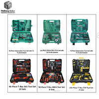Kit d'outils manuels professionnels 78 pièces avec boîtes de rangement en plastique pour usage domestique et entretien, ensemble de boîtes à outils DIY OEM