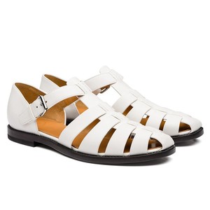 Productos en Tendencia 2025 Sandalias de Verano para Hombre Zapatos Planos de Cuero Transpirable Estilo <span class=keywords><strong>Casual</strong></span> para Caminar al Aire Libre - Product Image 2