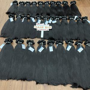 Virgin Cuticle Aligned Raw Vietnamese Hair Natural Straight Natural Black Color 100% Real Hair No <b>tangle</b> No Shedding - Product Image 2