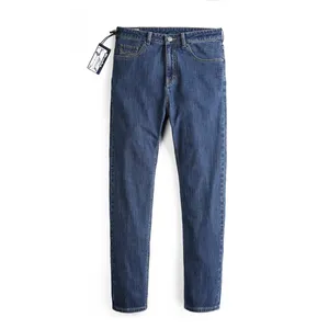Bluedot custom True Religious Hight Quality White Blue Cutting Wax Jeans Men
