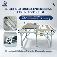 Scie à table pliante portable WJ100S avec housse anti-poussière, équipement de découpe pour le travail du bois destiné aux usines de meubles sur mesure