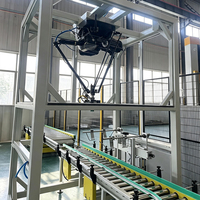 Robot de ramassage haute vitesse pour petits articles tels que les sachets de biscuits, les sacs de pain et les sachets de noix