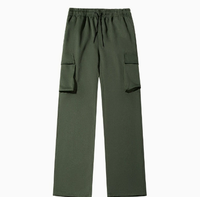 Pantalon cargo le plus vendu au monde en 2026 avec boutons, multiples poches, polyester coupe-vent durable, pantalon de sport d'extérieur