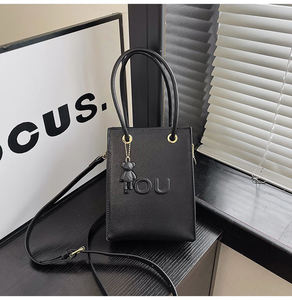 Bolso de Mano Nuevo Modelo 2025, Bolso de Hombro y Bandolera Moderno, Bolso para Teléfono de Color Sólido - Product Image 4