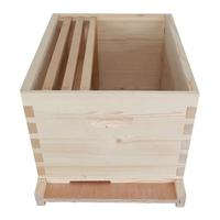 Ruche Dadant standard européenne 10 cadres, en bois, non assemblée