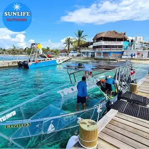 เรือคริสตัลใสคุณภาพสูง <span class=keywords><strong>SUNLIFE</strong></span> เรือใสพื้นกระจกสำหรับนักท่องเที่ยว มีจำหน่าย - Product Image 2