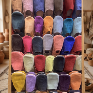 Solid Color Faux Suede <b>Closed</b> <b>Toe</b> Slippers Soft Indoor All Seasons PU Outsole EVA Midsole Microfiber Lining - Product Image 1