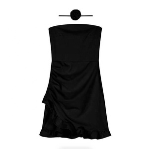 Robes à volants pour femmes Style innocent-séduisant jupe de hanche robe de bal simple - Product Image 4