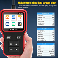 Nuevo Escáner de Diagnóstico Automotriz Inteligente V302, Lector de Códigos Profesional, Máquina de Diagnóstico OBD2 para Todos los Vehículos