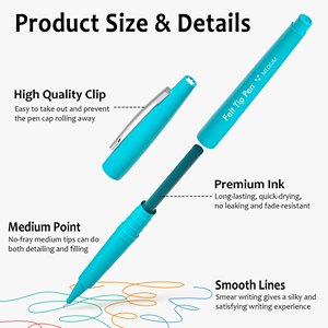 24 Colors Micro Fine Liner Sketch <b>Paint</b> for Colour Drawing Art Marker Fineliner Color Pen <b>Set</b> - Product Image 2