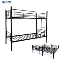 Junqi – lit en métal pour étudiant, dortoir unique, cadre métallique, lit pour adulte, Loft, école, maison, hôtel, hôtel, lit superposé