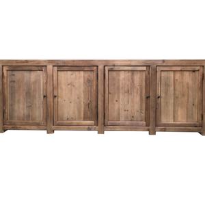 ตู้เก็บของสไตล์วินเทจ 4 ประตู ทำจากไม้รีไซเคิล ขายตรงจากโรงงาน - Product Image 1