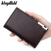 Dompet PVC Multifungsi Pria Model Eropa Amerika Terbaru, Tipis, Terbuka, Motif Huruf, Lapisan Poliester, Tanpa Merek, Tempat Uang