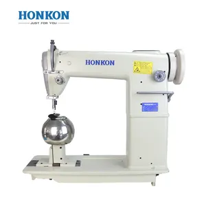 HONKON热卖工业人发假发制造机械单针缝纫机用于假发
