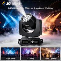 Machine à fumée mobile à LED Jc 1800W, télécommandée DMX, 15*10W RGBW 4-en-1, pour DJ et discothèque