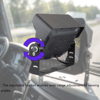 Nouvel écran de voiture sans fil 7 pouces HD 1080P étanche avec DVR intelligent et affichage de tableau de bord pour camion et camping-car