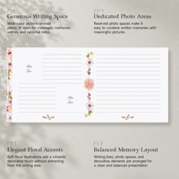 Carnet de visiteurs personnalisé A5 en lin blanc avec couverture rigide, dorure à chaud, pour événements et célébrations, avec stylo or rose et coffret cadeau de luxe