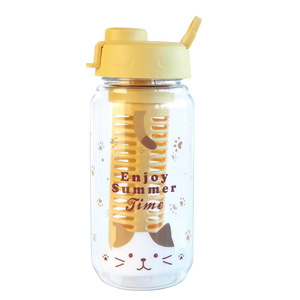 Tritan Portable Water Bottle 501-600Ml Reusable With <b>Infuser</b> For Sports - Product Image 4
