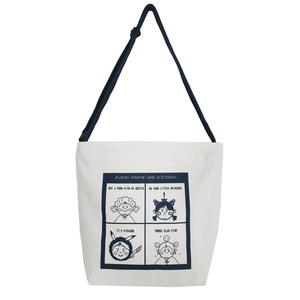 Sac à bandoulière en coton tendance, écologique, recyclé, grand sac fourre-tout en toile pas cher pour femmes - Product Image 3