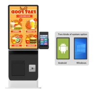 Kiosque de paiement multifonctions en libre-service Kiosque de commande tout-en-un pour supermarché Kiosque de commande pour restaurant